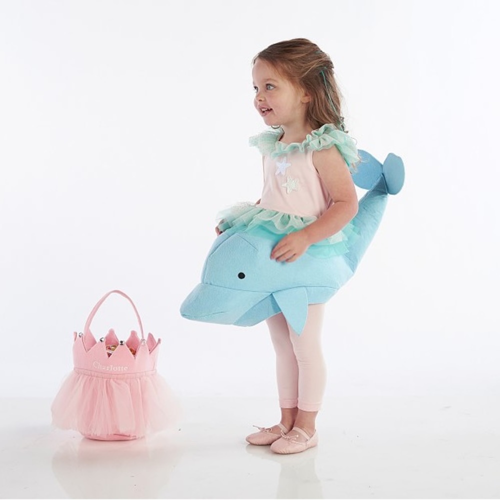 NWT pottery barn kids 3D mermaid dolphin costume